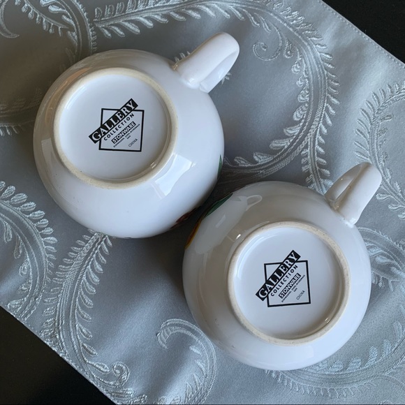 Gallery Collection Stonware Bowl & Saucer Set - Picture 7 of 12